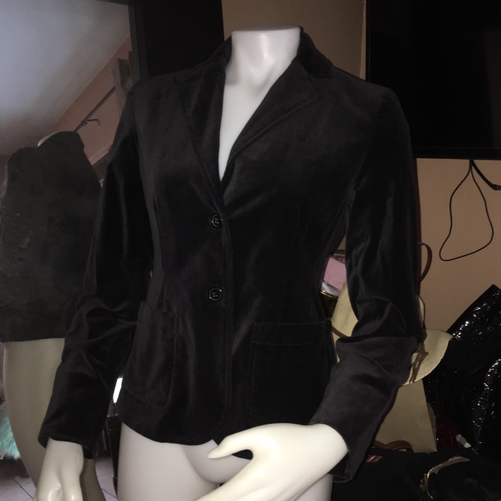 Gap velvet blazer sz 4 like new